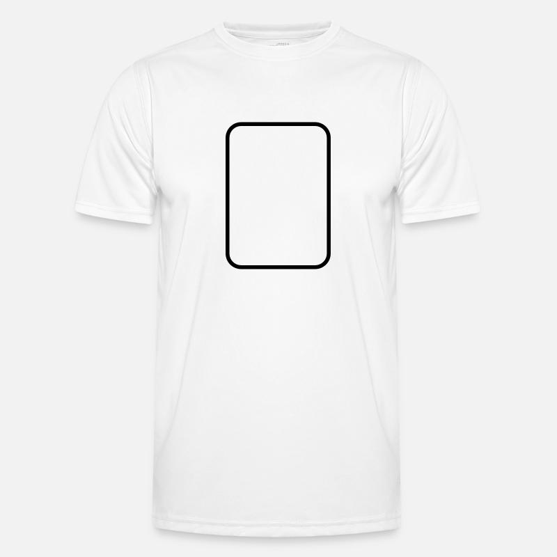 Mathematics - rectangle icon - Men's Functional T-Shirt - white