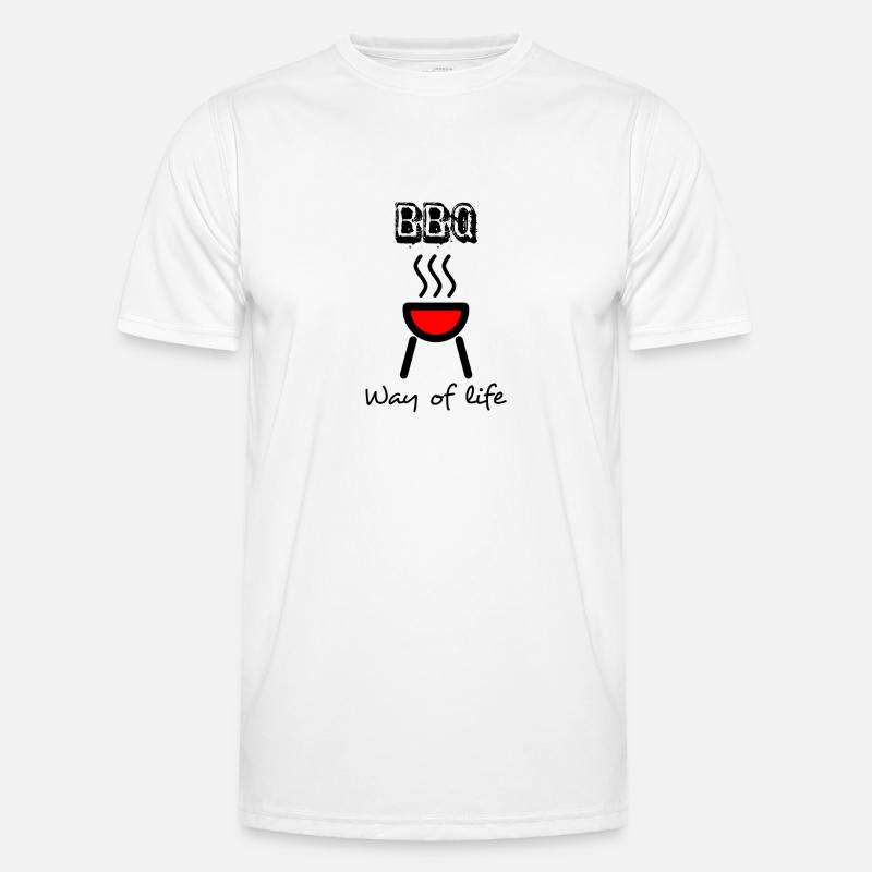 Le barbecue c'est la vie T-shirt sport Homme