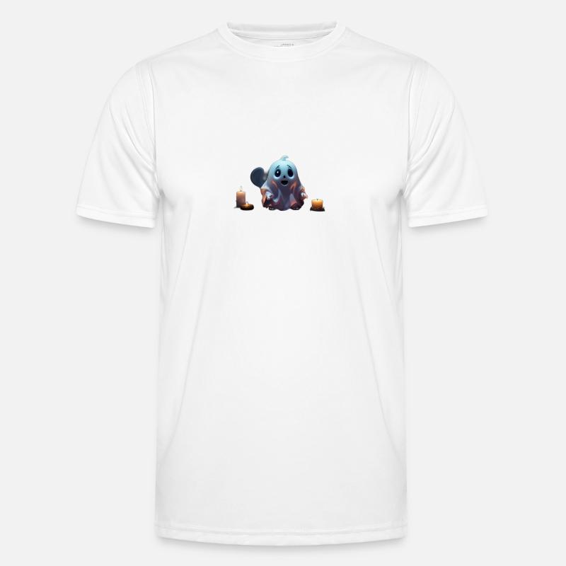 Cute Ghosts Design Men's Functional T-Shirt