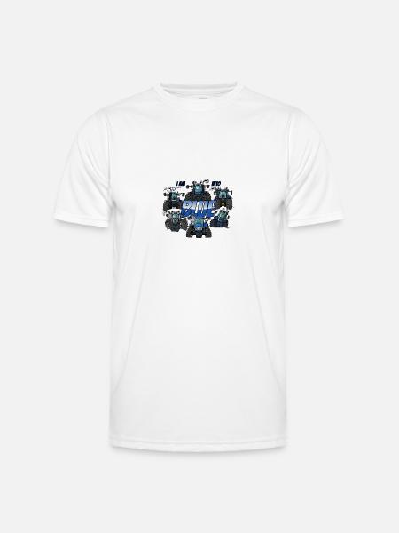 i am into blue - Men's Functional T-Shirt - white
