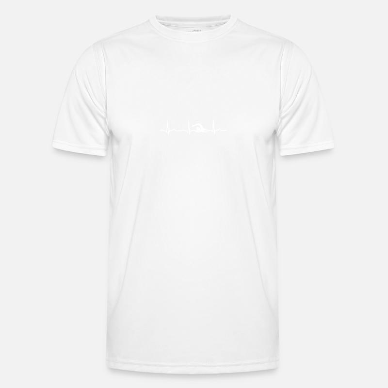ECG HEATING SWIMMER White - Men's Functional T-Shirt - white