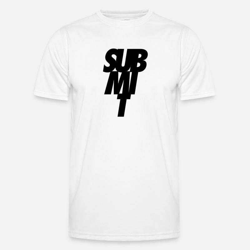 Submit - Männer Funktions-T-Shirt - Weiß