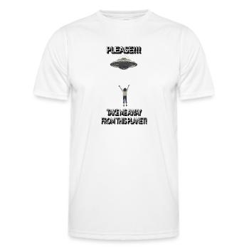 Emmenez-moi - T-shirt sport Homme - blanc - Devant - AI Model Male 178 dark (178cm)