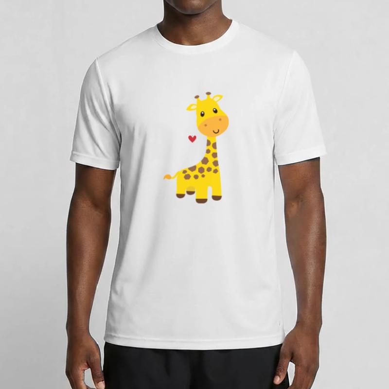 Girafe T-shirt sport Homme