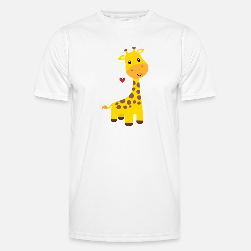 Girafe - T-shirt sport Homme - blanc