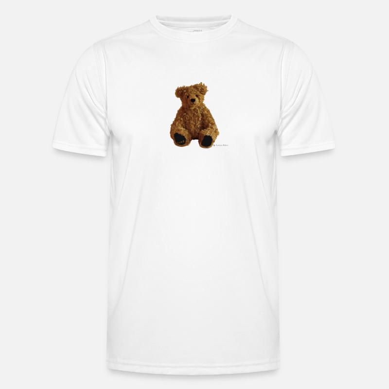 Teddybär Männer Funktions-T-Shirt