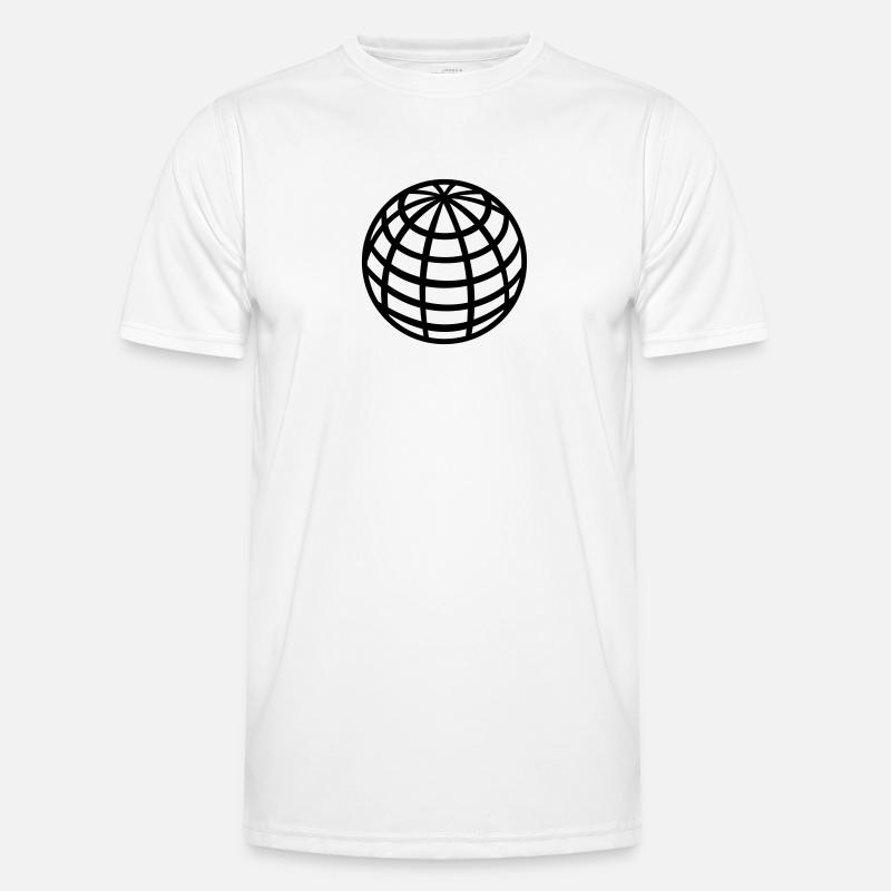 Globus - Männer Funktions-T-Shirt - Weiß