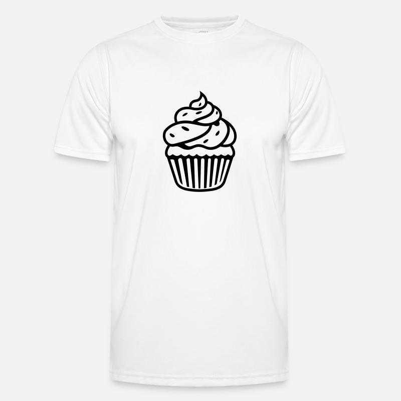 Cupcake - Men's Functional T-Shirt - white