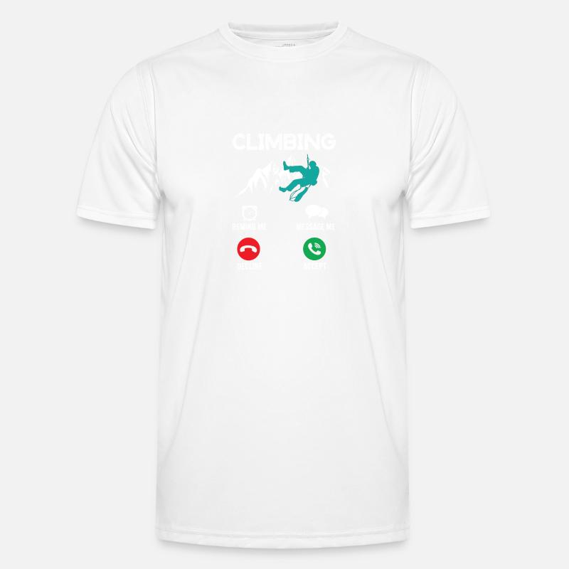 Climbing Gets Climbers - Men's Functional T-Shirt - white