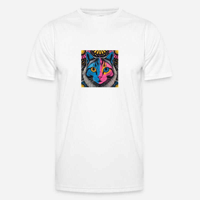 Electric Cat Men's Functional T-Shirt