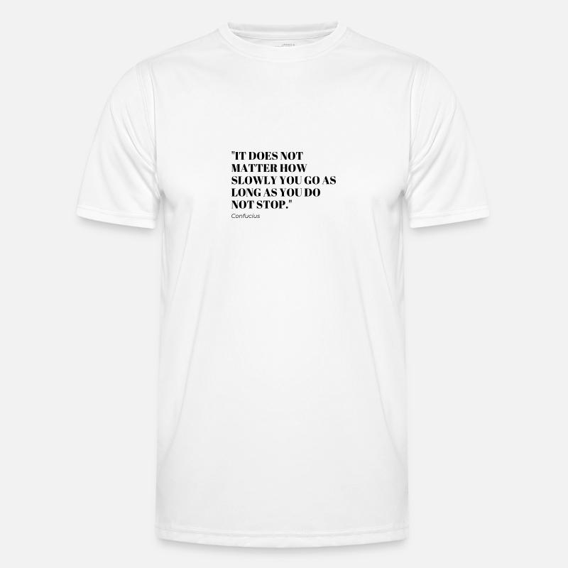 Zitat Weitermachen Männer Funktions-T-Shirt