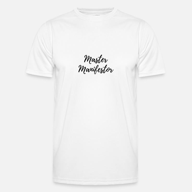 MASTER MANIFESTOR - Men's Functional T-Shirt - white