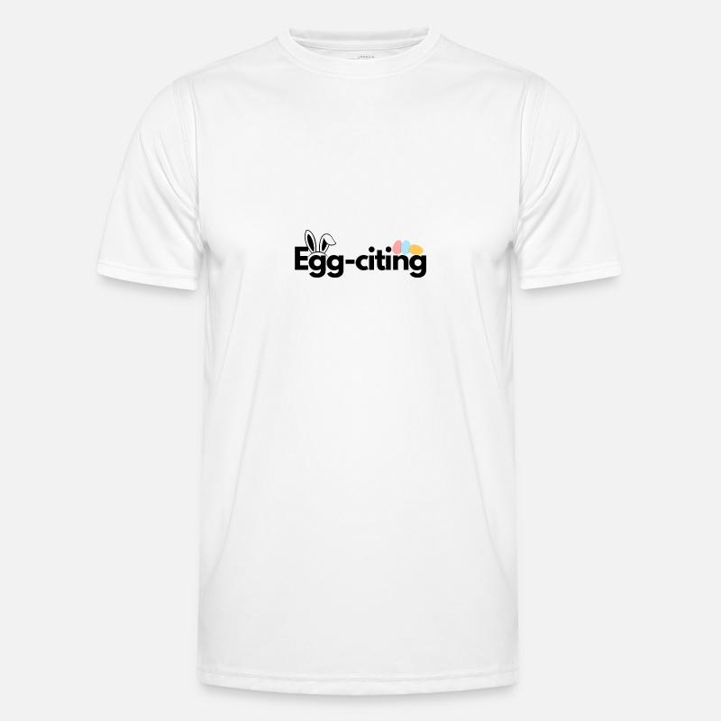 Egg-citing - Men's Functional T-Shirt - white