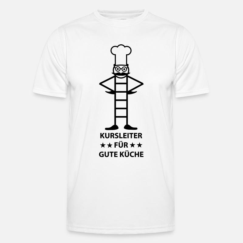 gute Küche (b) - Männer Funktions-T-Shirt - Weiß