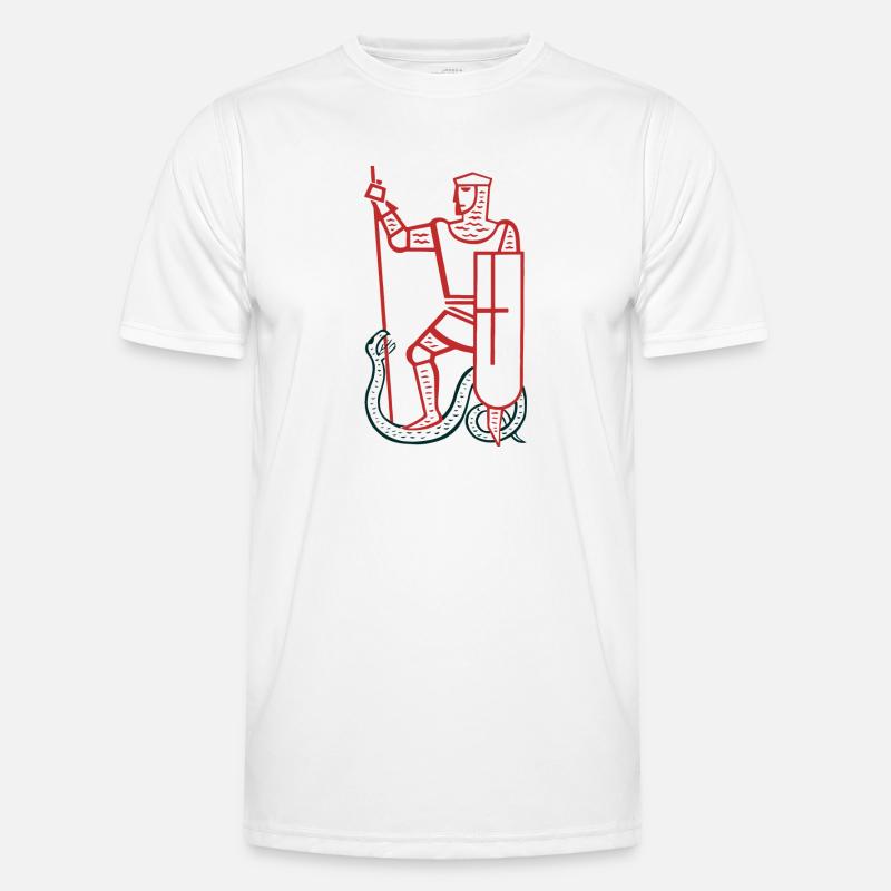 épée épée de chevalier chevalier armor177 T-shirt sport Homme