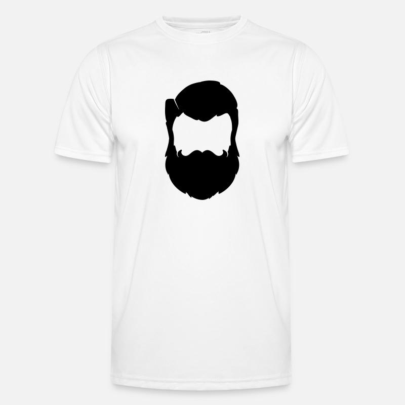 Beard - Men's Functional T-Shirt - white