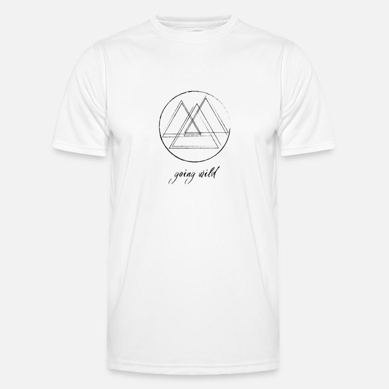 Berge - Going Wild Männer Funktions-T-Shirt