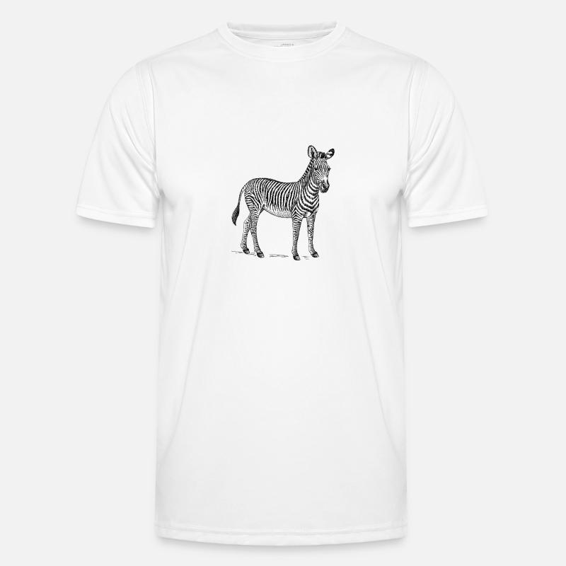 Zebra black Men's Functional T-Shirt