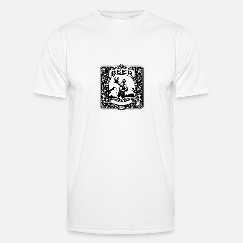 Étiquette de bière Prost T-shirt sport Homme