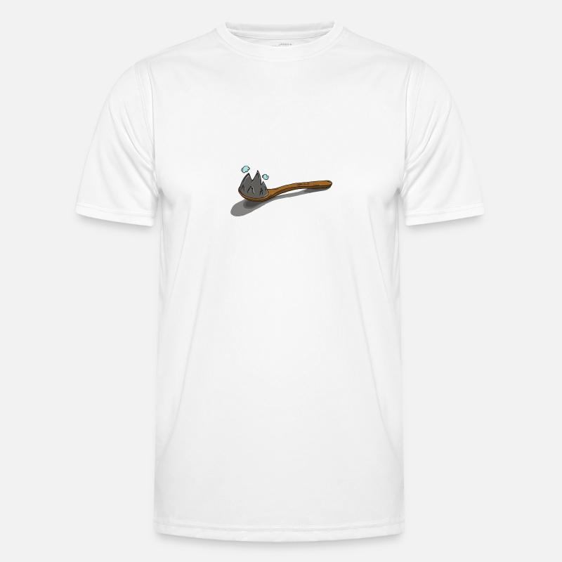 Spoon-Mountain Löffel-Berg Männer Funktions-T-Shirt
