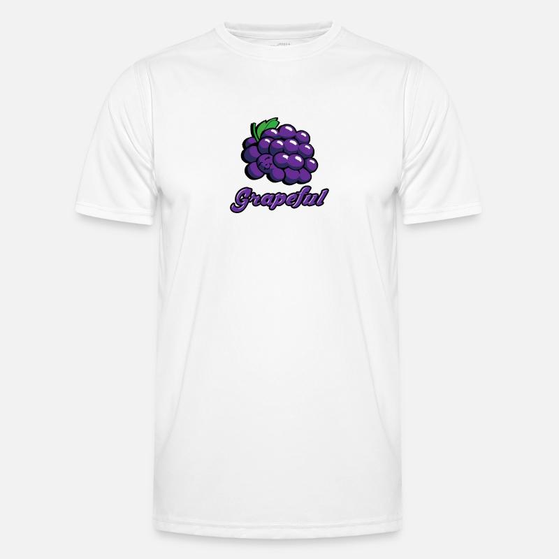 Be Grapeful ! Männer Funktions-T-Shirt