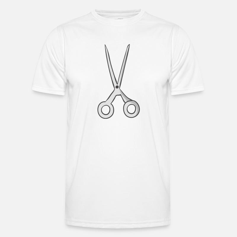 Schere Männer Funktions-T-Shirt