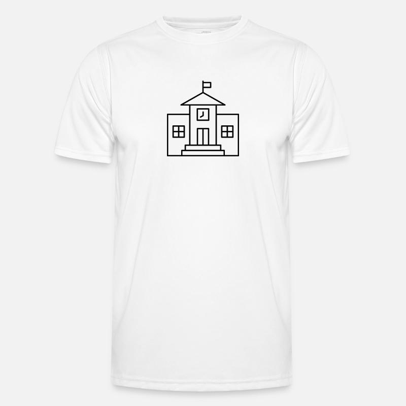 Schule Männer Funktions-T-Shirt