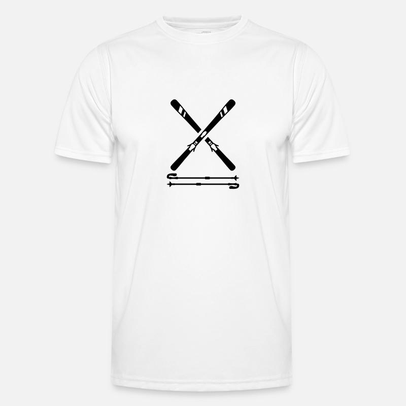 Skiing - Men's Functional T-Shirt - white
