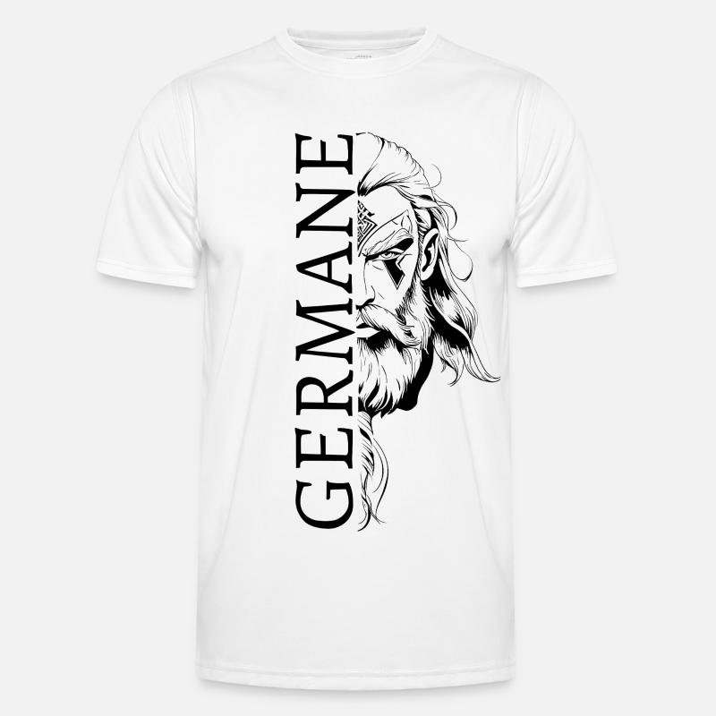 Germane Germanen Deutscher Germany Valhalla - Männer Funktions-T-Shirt - Weiß