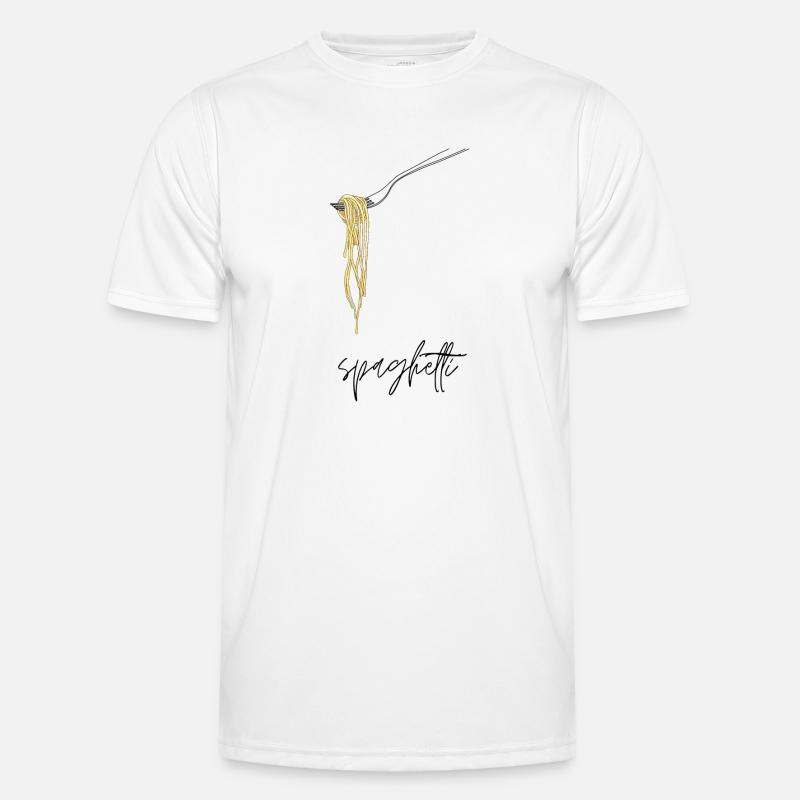Spaghetti Männer Funktions-T-Shirt