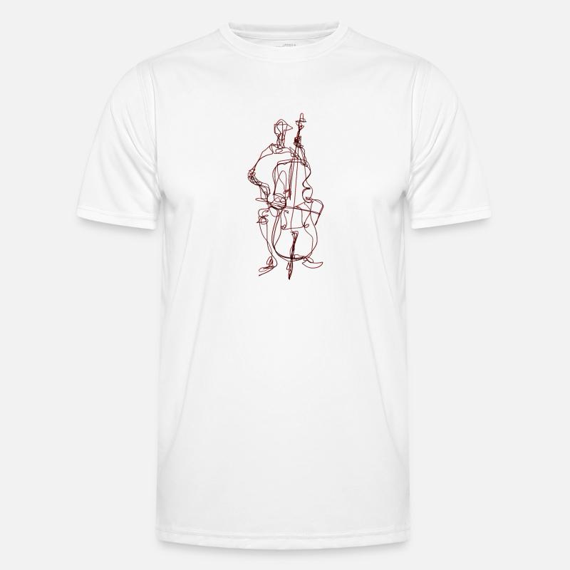 Violoncello02 Männer Funktions-T-Shirt