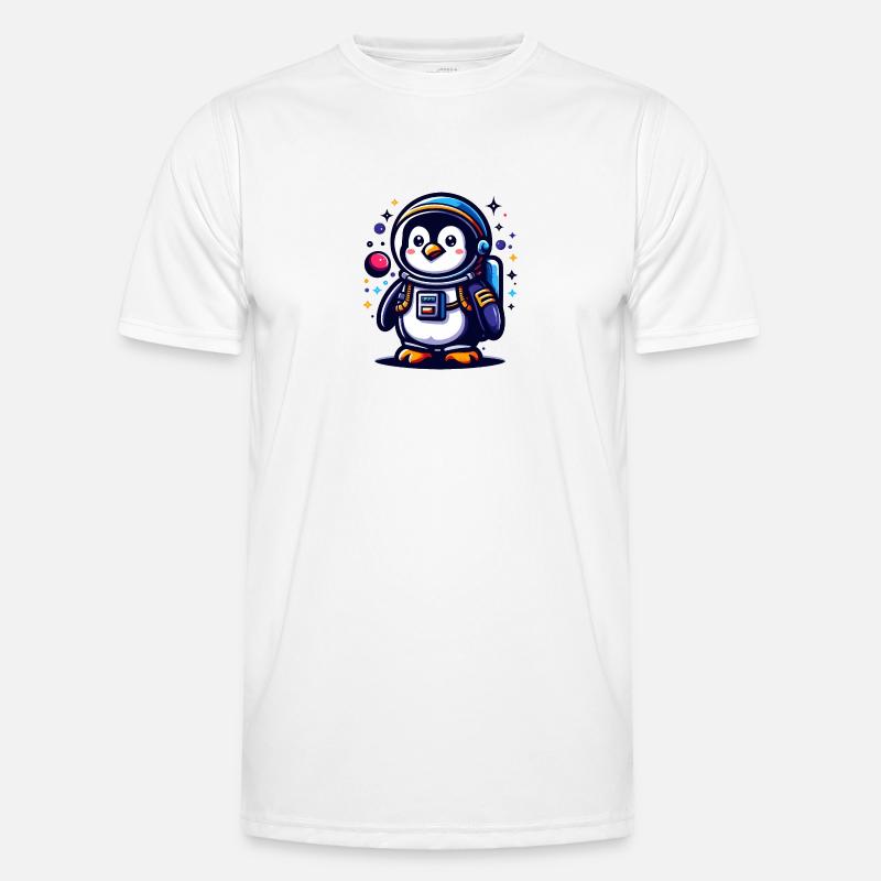 Space Penguin Men's Functional T-Shirt
