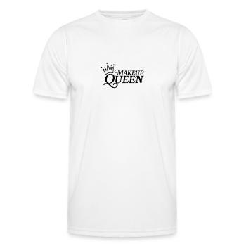 Makeup Queen - Men's Functional T-Shirt - white - Front - AI Model Male 178 dark (178cm)