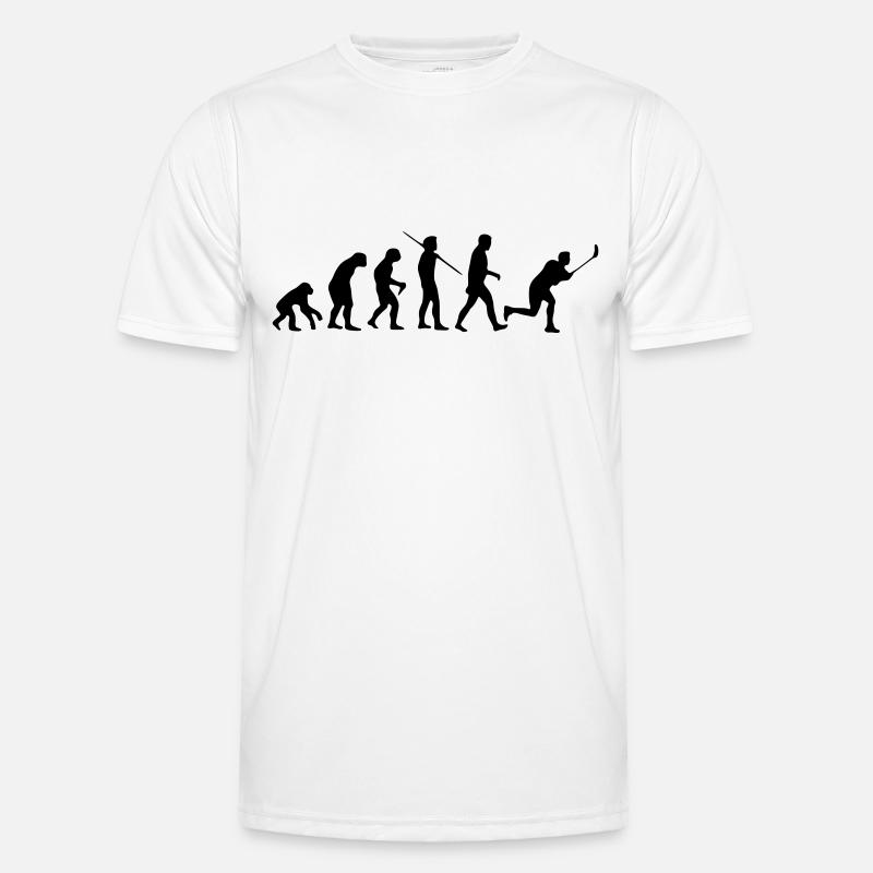 Floorball Evolution Black - Männer Funktions-T-Shirt - Weiß
