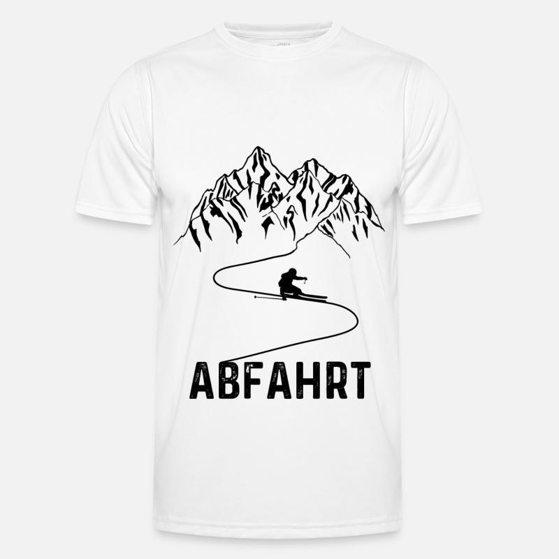 Abfahrt. - Männer Funktions-T-Shirt