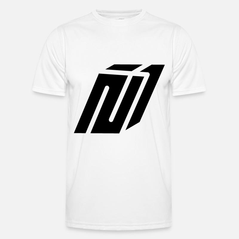 Abstract N Buchstabe Männer Funktions-T-Shirt