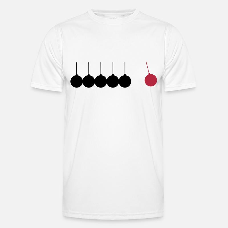 Physics, Pendulum - Men's Functional T-Shirt - white