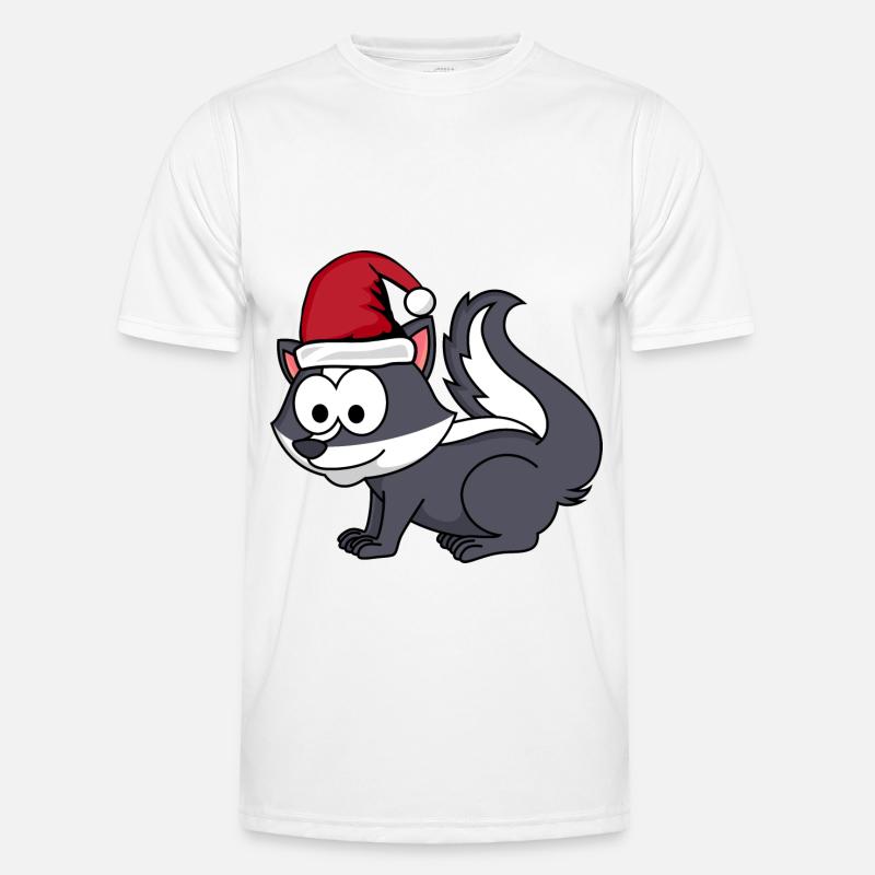 Stinker Comic Weihnachten - Männer Funktions-T-Shirt - Weiß