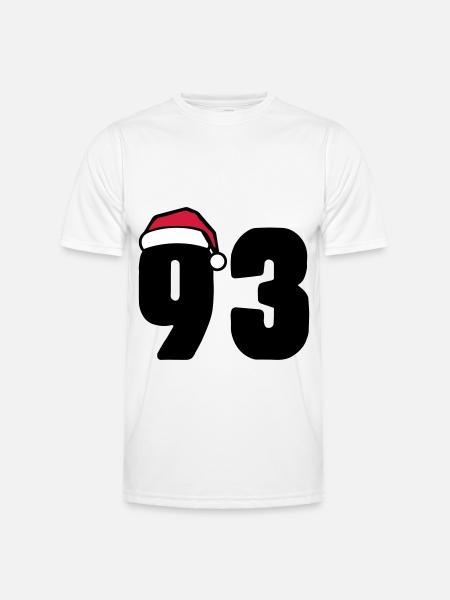 93 Number Christmas - Men's Functional T-Shirt - white