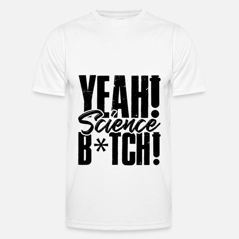 yeah wissenschaft Männer Funktions-T-Shirt