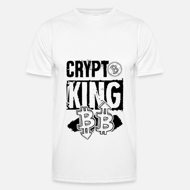 Crypto King Männer Funktions-T-Shirt