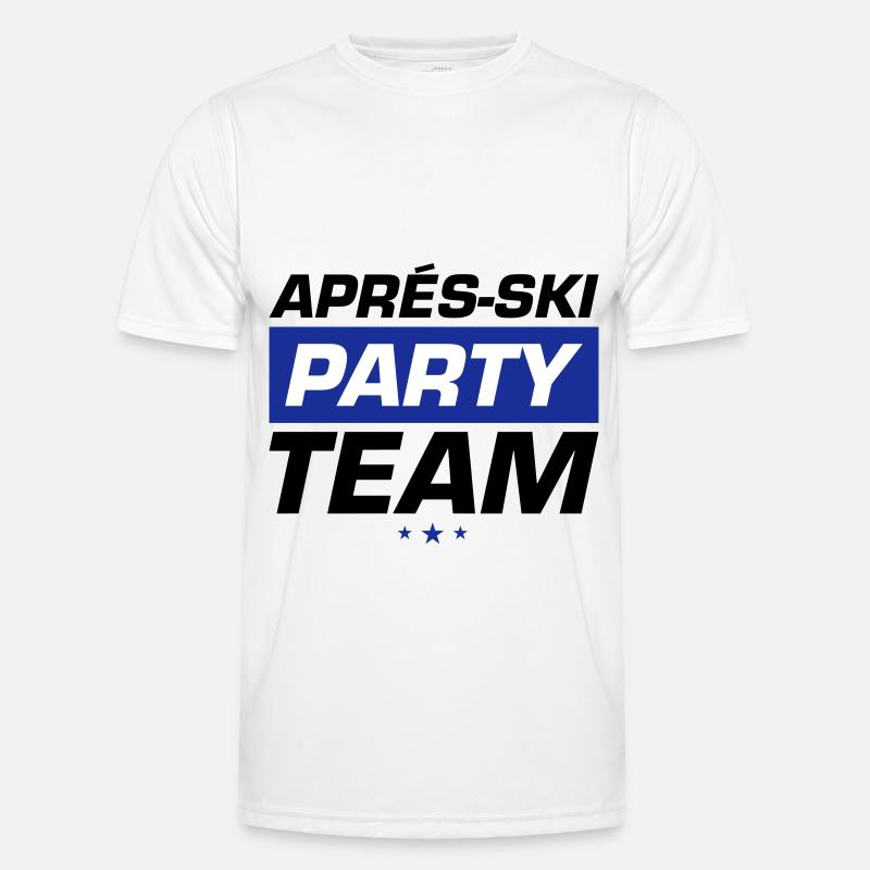 Équipe d’après-ski - T-shirt sport Homme - blanc