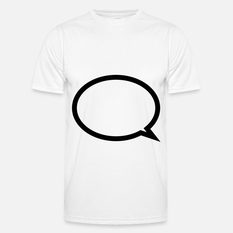 Sprechblase Männer Funktions-T-Shirt