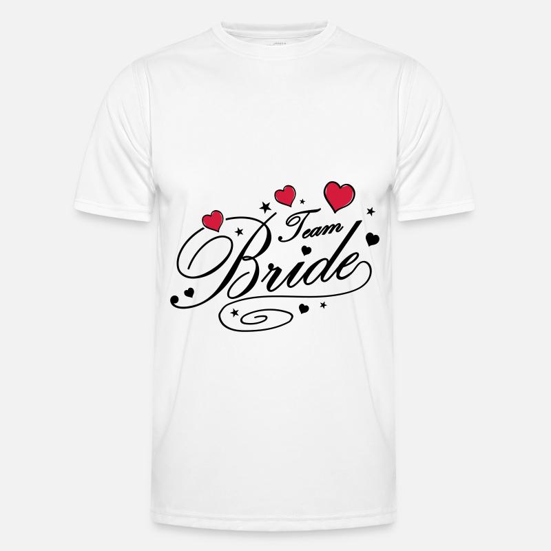 Team Bride Wedding - Men's Functional T-Shirt - white