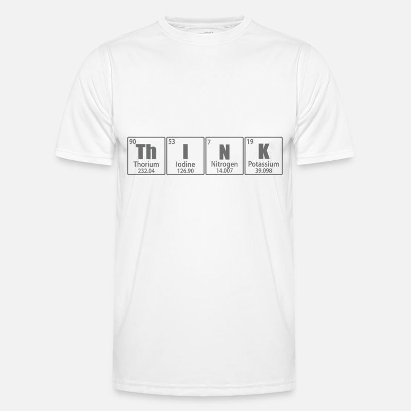 Denken - Elemente des Periodensystems Männer Funktions-T-Shirt