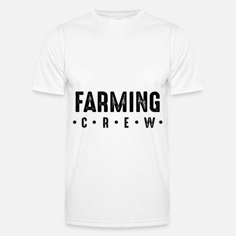 Farming Crew - Men's Functional T-Shirt - white