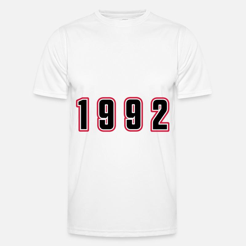 1992 Year Number Men's Functional T-Shirt
