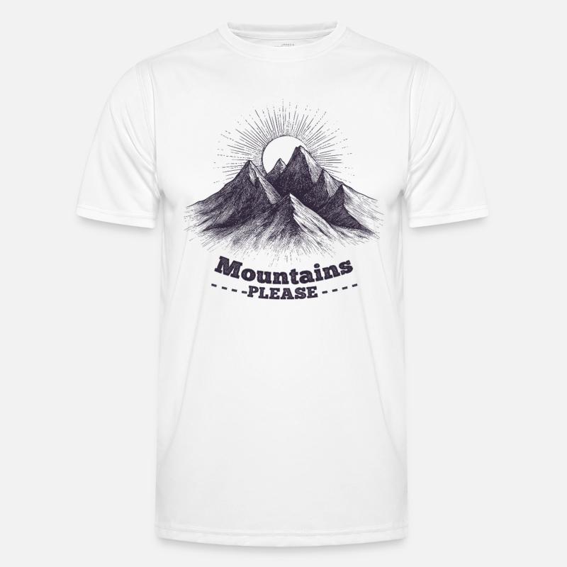 Mountains please Men's Functional T-Shirt
