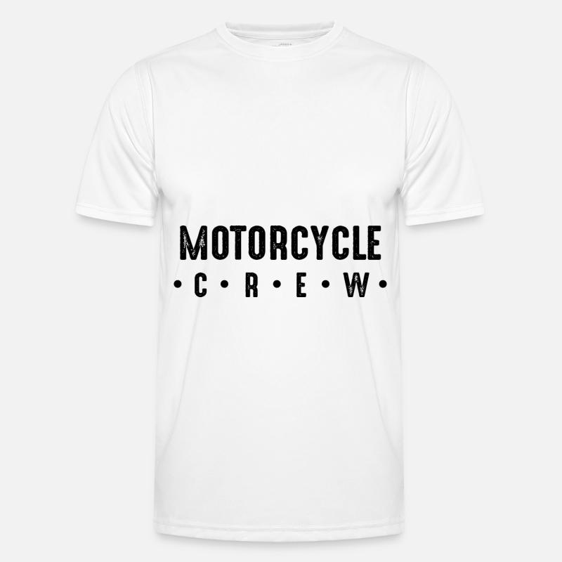 Motorcycle Crew - Men's Functional T-Shirt - white