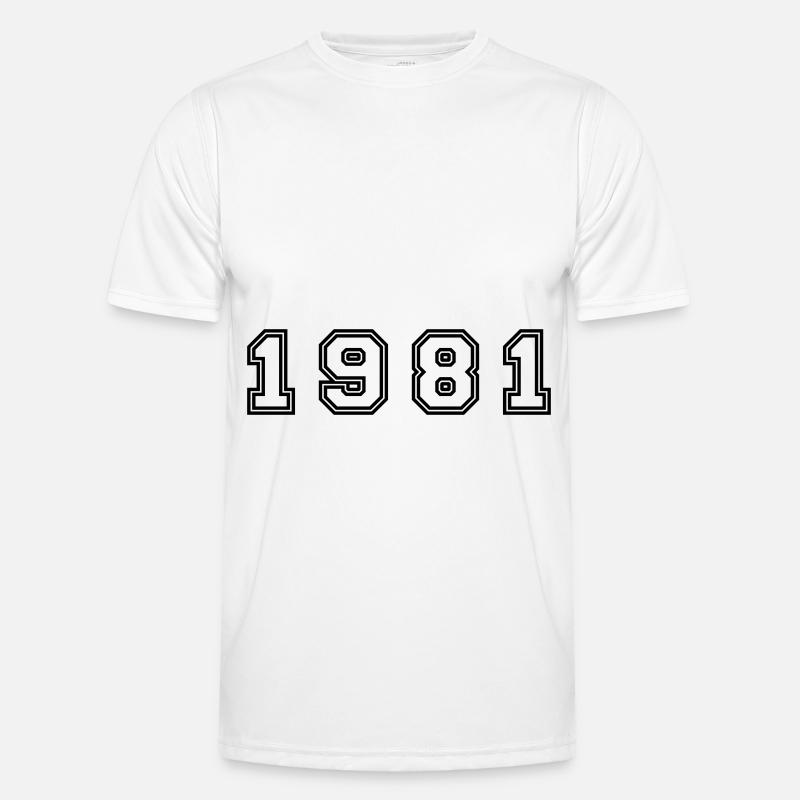 Numéro de l’année 1981 T-shirt sport Homme